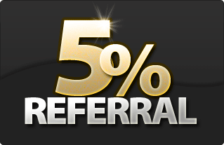 5 % webmaster referral